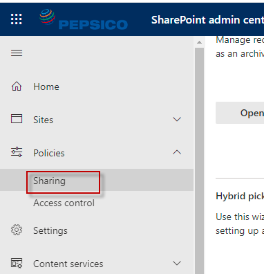 Understanding SharePoint online External Sharing